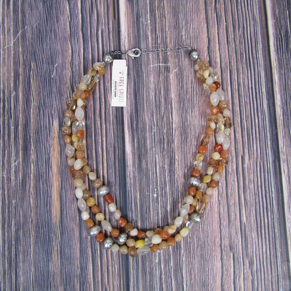 Peyote Bird‎ NEW NWT Free Spirit Multi Stone Necklace